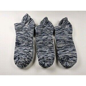Bombas Original Space Dye Ankle Socks Lot Of 3 Pairs Size L
